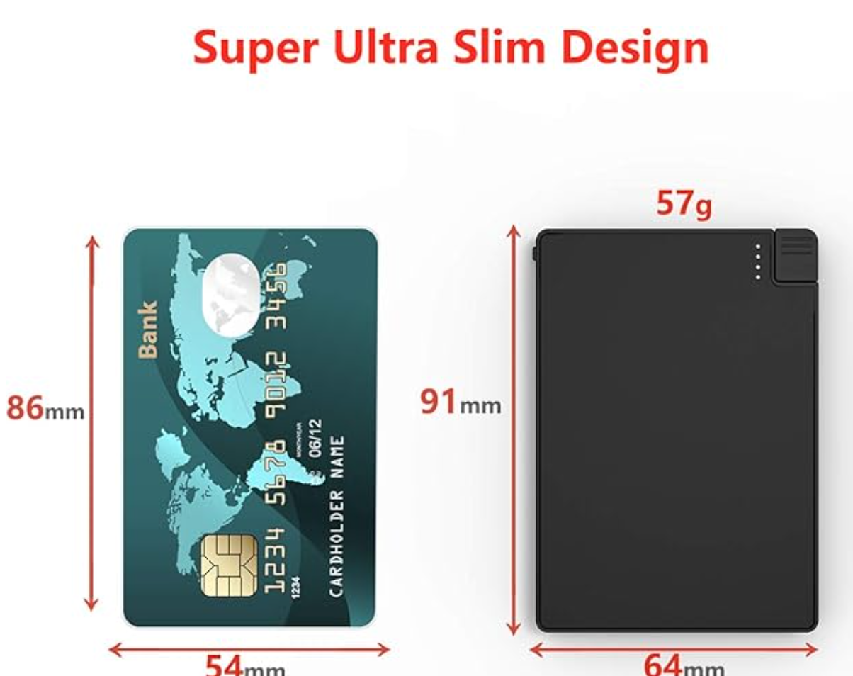 Ultra slim Portable Power Bank