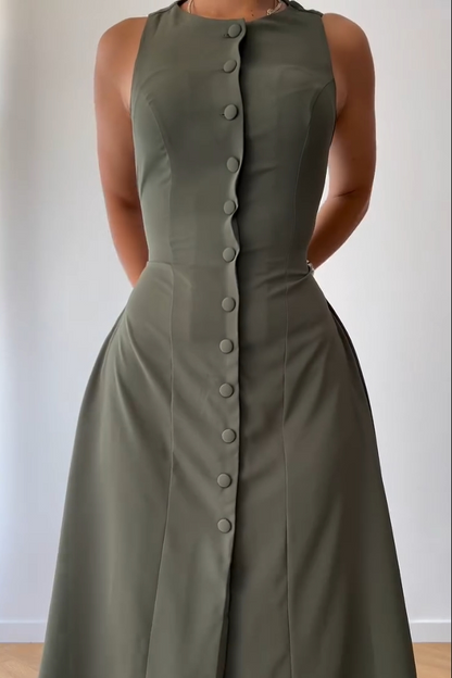 Timeless Cinched Midi Dress